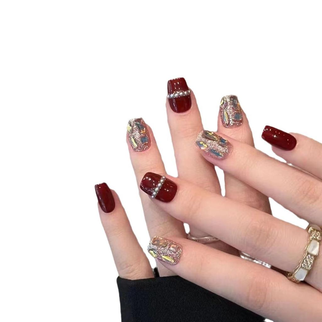 Pure Handmade Phototherapy Wearer Shanghai Qianjin Finished Product Reusable Nail Art Patch Removable Cat