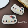 Cartoon Plush Kitty Doll Brooch Keychain Pendant for Bags, Clothing, Hats, and Scarves Accessories