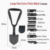 Multifunctional Foldable Shovel: Portable Emergency Tool for Fishing, Planting, and Outdoor Adventures