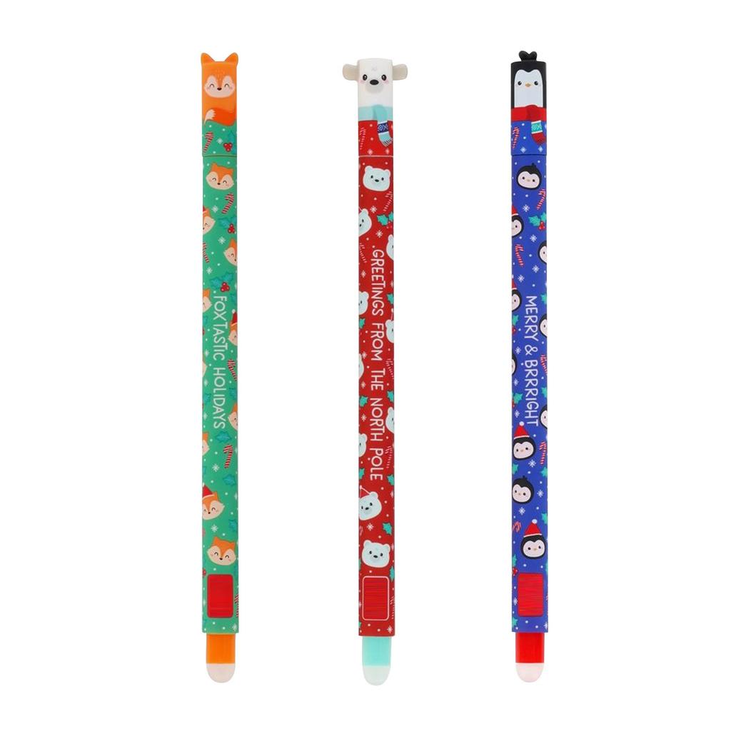 Set Pixuri Ștergătoare Ediție Specială 3 Pixuri Perfect Drăguț Rezerve 1ml