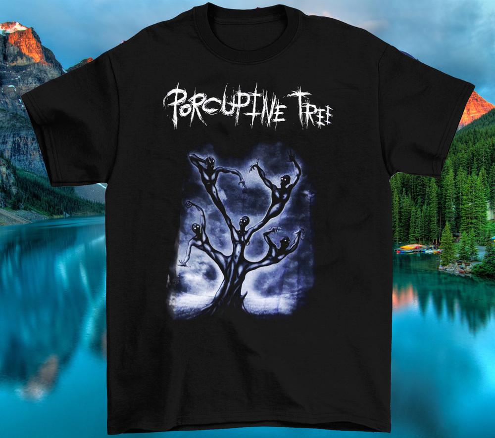 Porcupine Tree Band Tour Cotton Black All Size T Shirt For Men Unisex T-Shirt S