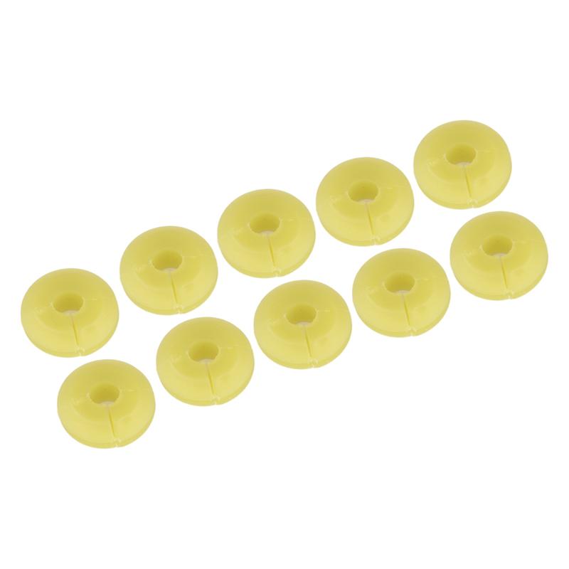 

10Pcs Yellow Hood Latch Support Prop Rod Hinge Nut Grommet W700510S300 Fit for Ford Focus MK1 Transit Connect 150 250 350 Rubber