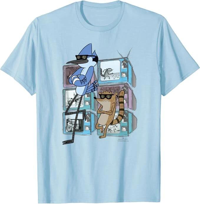 Regular Show Mordecai And Rigby Tv Too Cool Tshirt S