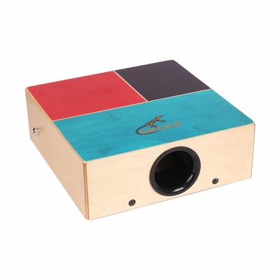BCDYH Cajon Tambor de Madeira Tambor de Mão Plano Instrumento de Percussão com Alça Ajustável Caixa de Tambor Portátil para Iniciantes, Viagem e Festas Tambor de Mão