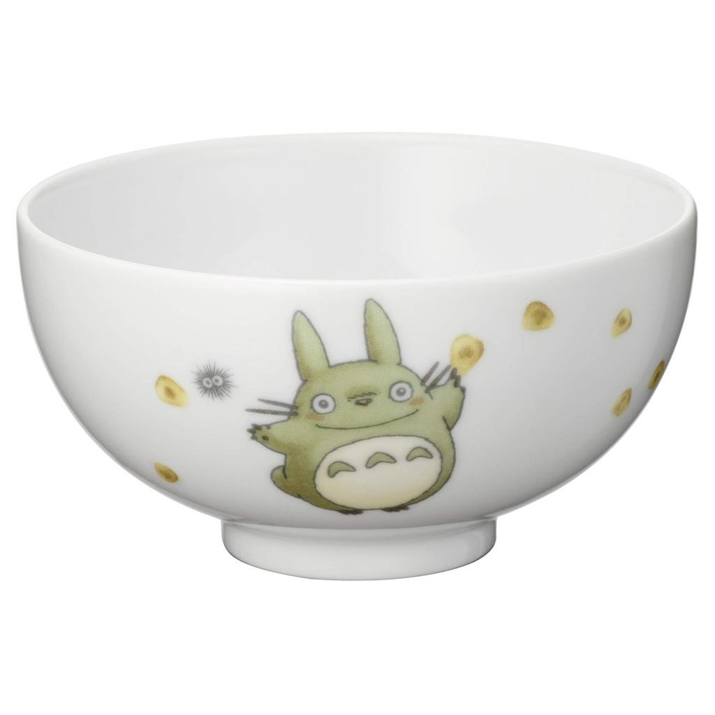 Noritake Rice My Neighbor Totoro Microwave and Dishwasher Corn Fine Bowl, 320cc, Design, Safe, Pattern, Porcelain, VT91082/1704-3
