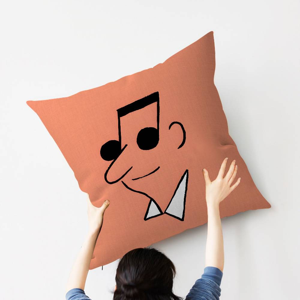 Kunst JJean JJullien Niedliche Kissenbezüge Kissenbezug Wohnzimmer Sofa Heimdekoration Maßgeschneidert