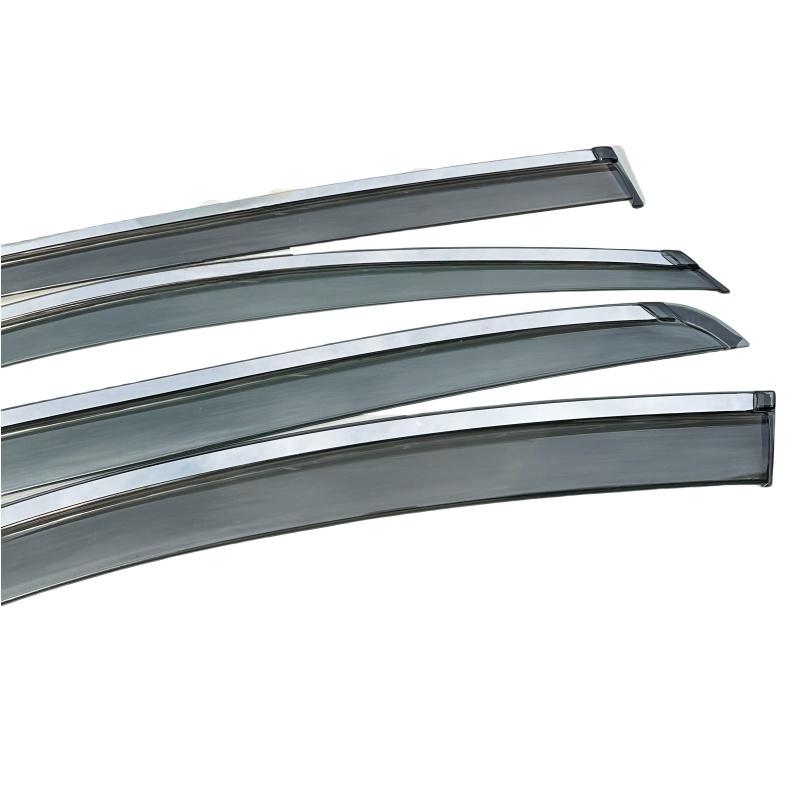 For VW VOLKSWAGEN TOURAN 2006-2025 Side Window Visors Rain Sun Deflector Guard Weathershield Slim Moulding Trim Cars Accessories
