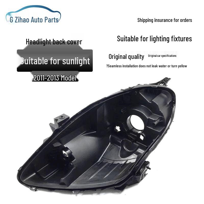Black Plastic Rear Headlight Shell for 11-13 Dongfeng Sunny