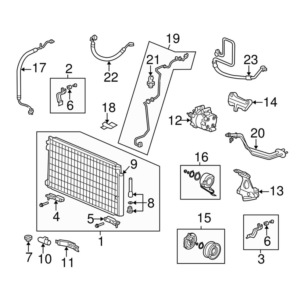 A/C Compressor Bracket 38930-RNA-A00 For Honda Civic 1.8L 2006 2007 2008-2011