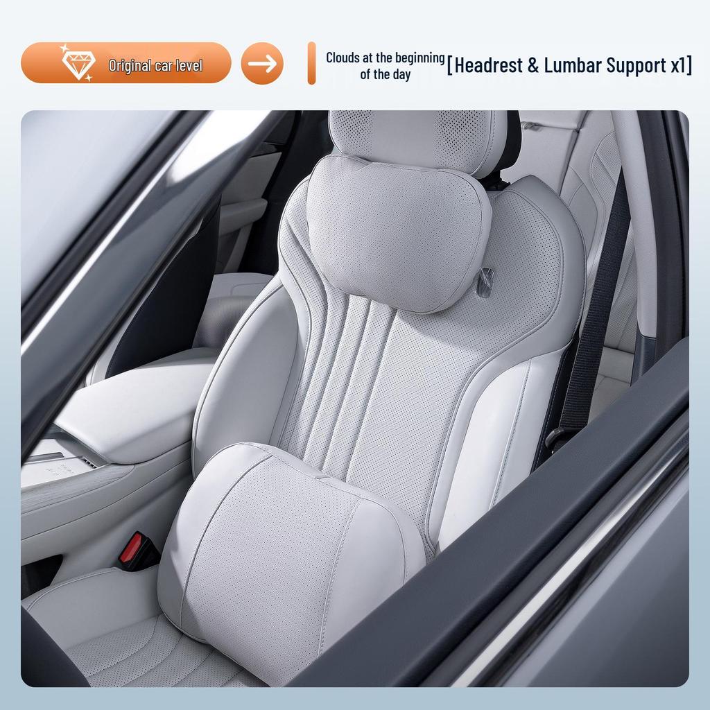 Changan UNI-Z Headrest and Lumbar Support Pillow for Car Interior Comfort and Waist Protection.