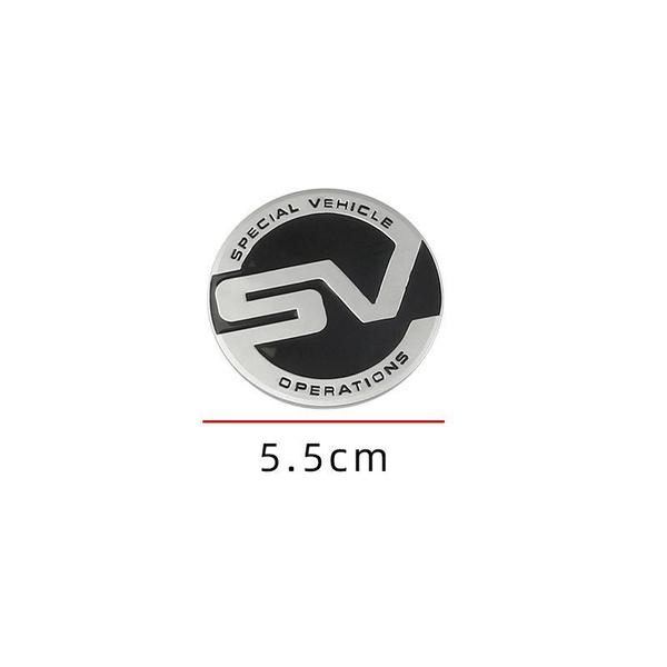 Car SV Special Vehicle Operation Logo Emblem Badge Trunk Decals Body Side Fender Sticker