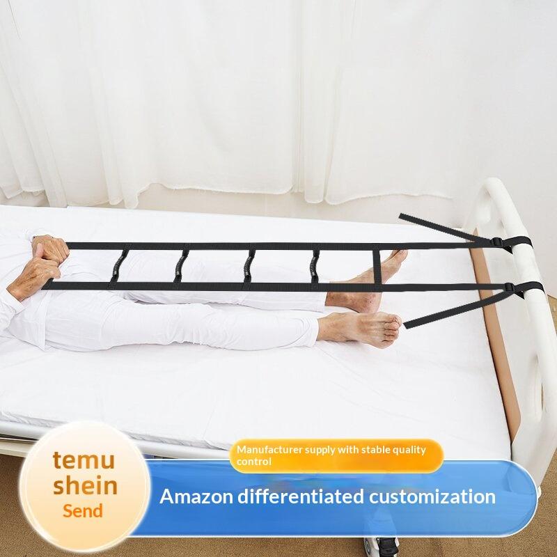 New Elderly Get Up Aid Disabled Get Up Ladder Assist Belt Adjustabe Bed Assist Strap With Handrails Pull Up Sit Up Wake Up Rope