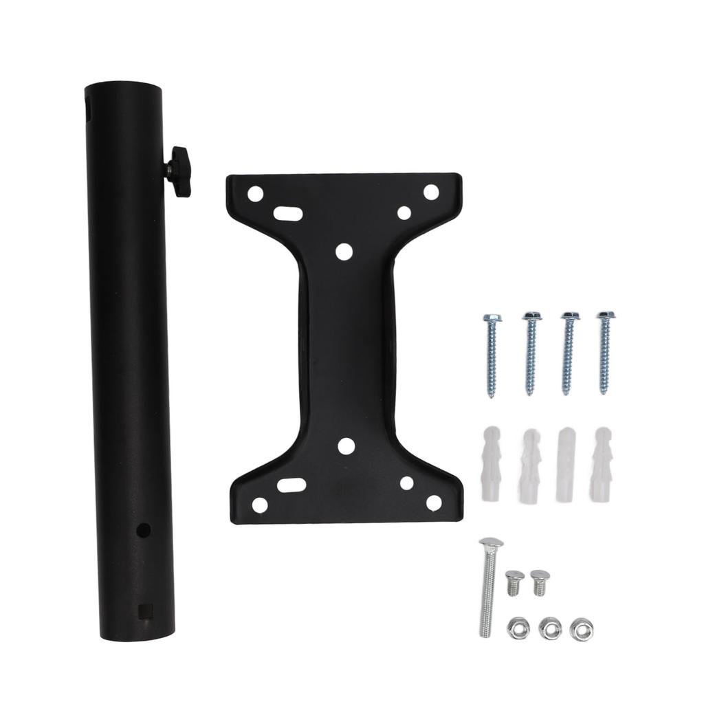 Satellite Roof Mount Kit Black Stainless Steel Weather Proof Satellite Pole Mounting Bracket for Starlink V2 for