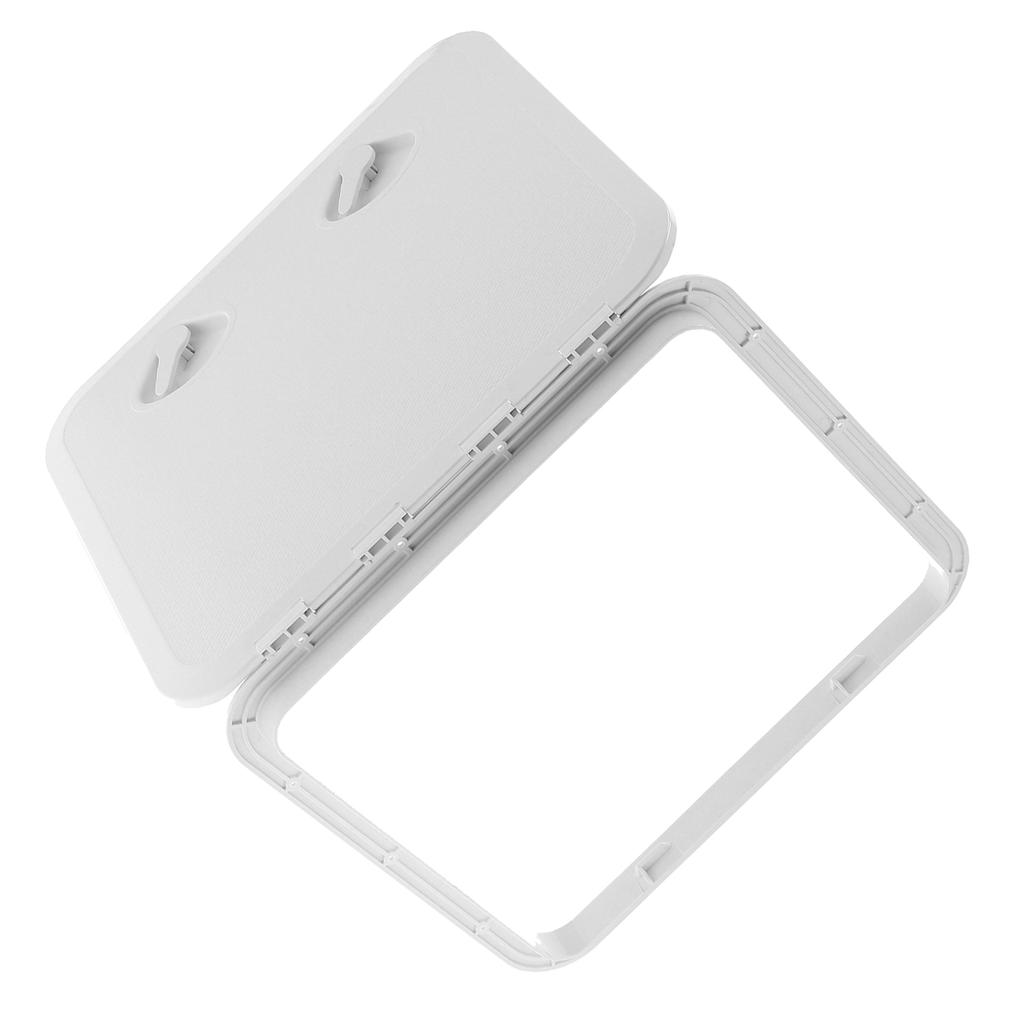 Deck Access Inspection Cover Anti UV with Lock Accessory for Marine Boat 20x18in(Black )