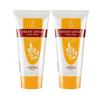 Maschera Viso Jiva Kesar Ubtan | Per Tutti i Tipi di Pelle | Per la Pulizia Profonda e l'Illuminazione della Pelle | Rimuove l'Eccesso di Sebo | Dona Naturale Luminosità alla Pelle