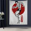 Anime Baki The GGrappler Colorful Tapestry Wall Hanging Hanging Tarot Hippie Wall Rugs Dorm Wall Art Decor