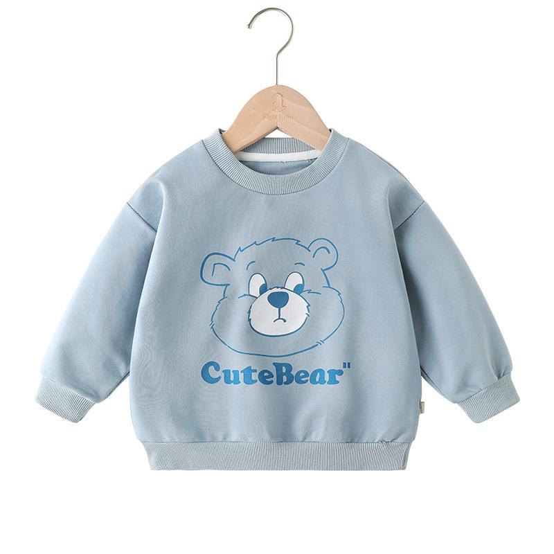 Boys Cartoon Hoodie Autumn Spring and Autumn Children's Top Thin Hoodie