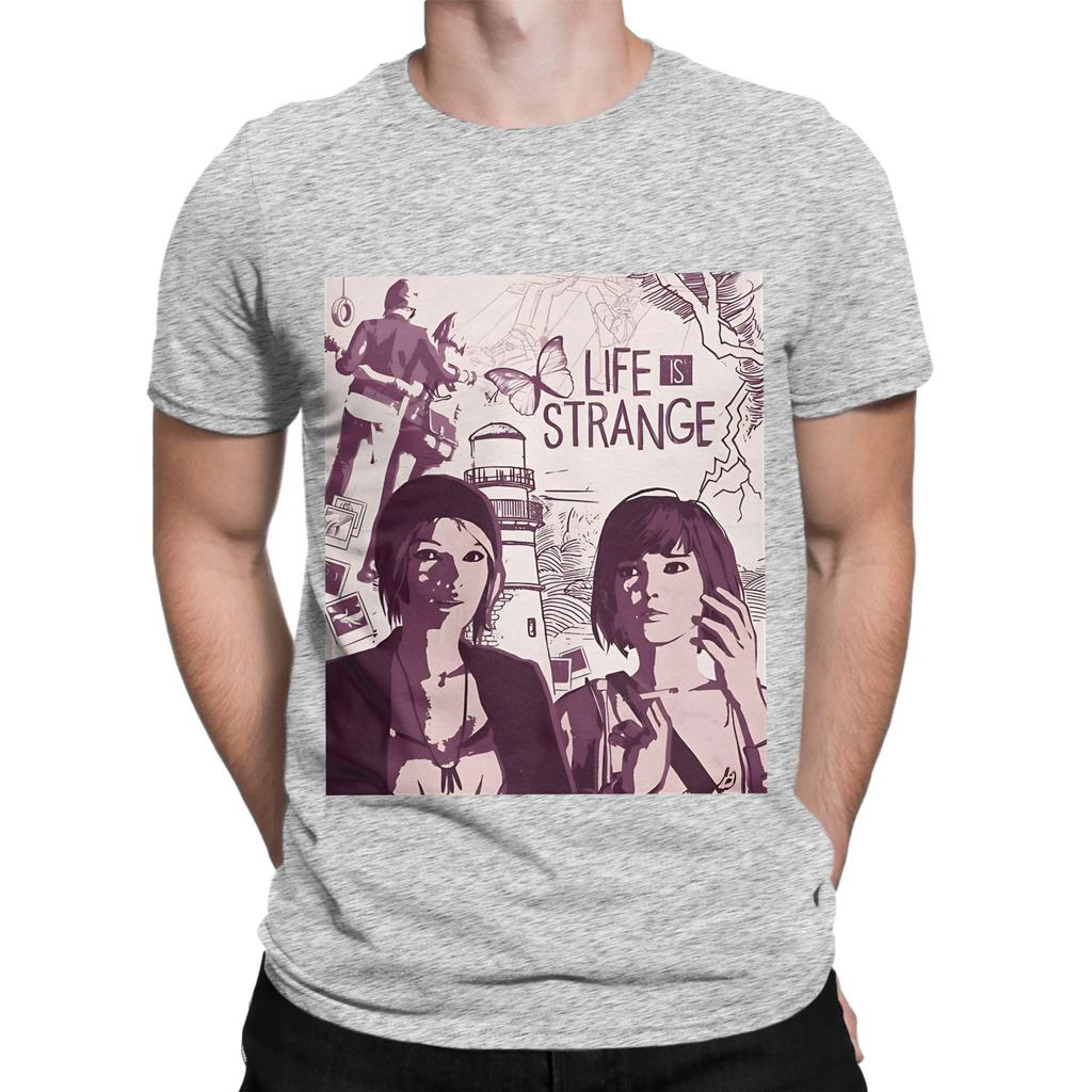 Life is strange purple Funny Graphic 100 Cotton TShirt Life Is Strange Tees Tops For Unisex