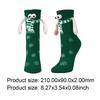 1/2 Pair Funny Christmas Socks Magnetic BigEyes Holding Hands Stockings Couples Personality Midtube Sock Teens Friends Xmas Gift