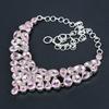 Pink Kunzite Gemstone Handmade 925 Sterling Silver Necklace, Pink Kunzite Silver Necklace For Wife, Unisex Necklace Wadding Gift For Wife