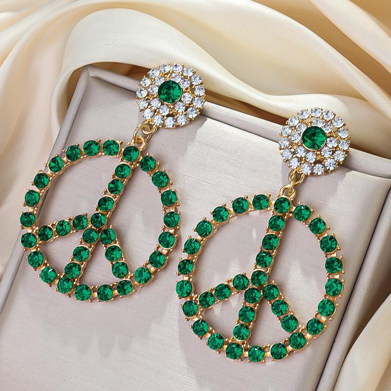 Boucles d'oreilles pendantes Zircon Fleur Colorée pour Femmes, Boucles d'oreilles pendantes Statement pour Fête & Usage Quotidien