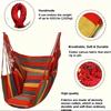 Outdoor Garden Swings Half-wrapped Canvas Hammock Chair Indoor Stress Reduction Hanging Chair Leisure Garden Chair