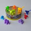 Cross-Border Popular Soft Plush Animal Toys with Suction Cups - Cartoon Sticky Fun Building Blocks for Children.