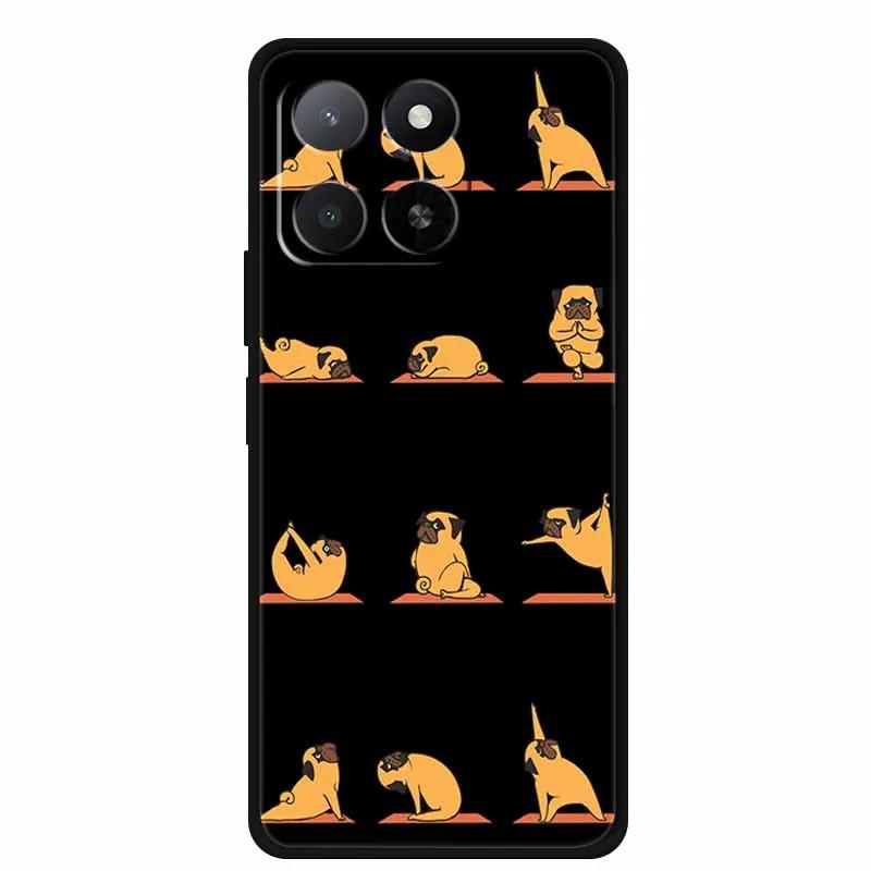 For Motorola G86 G56 Phone Case G 86 G 56 Coque Black Silicone Soft Back Cover For Motorola G86 Power Edge 60 60S Case Cartoon