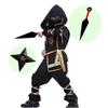 Become Your Dream Ninja Cosplay Costume for Halloween and Costume Parties Ninja! Kids' (Size Medium)