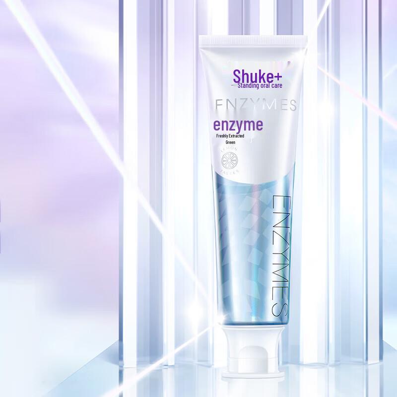 Shuke Whitening Enzyme Toothpaste Fresh Lime Duo