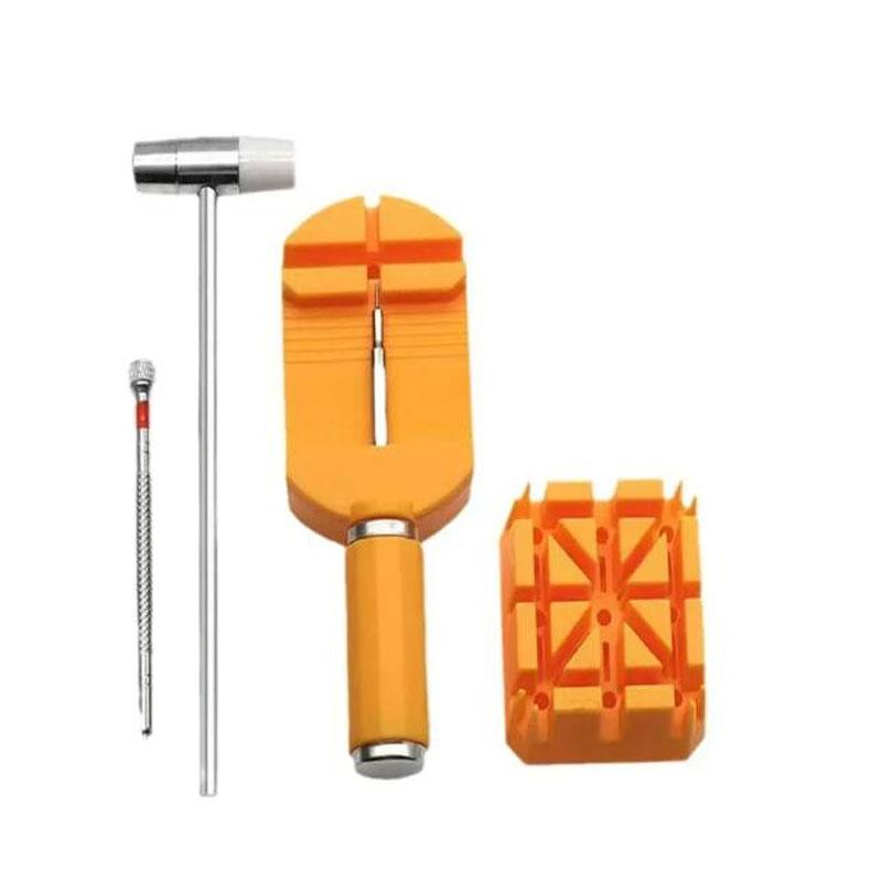 Watch Repair Tool Set Watch Link Band Slit Strap Bracelet Chain Pin Remover Adjuster Tool Kit for Professional Watchmak