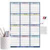 2025 Dry Erase Calendar Erasable 2025 Calendar Planner for Wall 12 Month Wet Dry Erase Calendar for Planning Schedules for Room