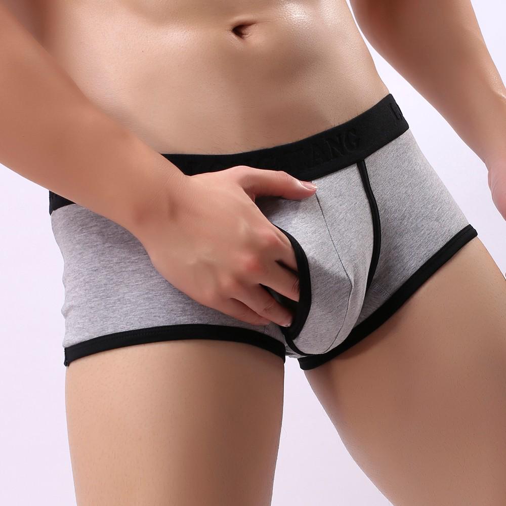 Sexy Mens Solid Breathe Underwear Briefs Bulge Pouch Shorts Underpants