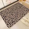 Fashion Leopard Print Bathroom Mat Kids Room Bedroom Decoration Balcony Anti-Slip Doormat Living Room Welcome Rug