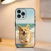 C-Corgi D-Dog    Phone Case For iPhone 17,16,15,14,13,12,11 Plus,Pro Max,XS,Soft Silicone Black Cover