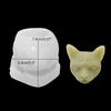 Cute Evil for Cat Animal Candle Mold 3D Abstract Resin Epoxy Casting Molds for Home Decor Ornament Aromatherapy Mold
