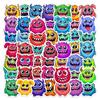 50/100 Pcs Cute Cartoon HD Colorful Monster Fun Stickers DIY for Skate Helmet Bike Toy Shelf File Holder Thick Waterproof Decals