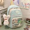 Schoolbag for Women Large Capacity High School Junior High School College Backpack Korean Style Trendy Travel Leisure Backpack College Backpack