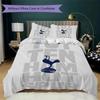 Tottenham Hotspur FC Pattern Bedding,Quilt Set Quilt Cover Pillowcase Home Birthday Gift(1 * duvet cover + 2 * pillowcase, without core)_lx