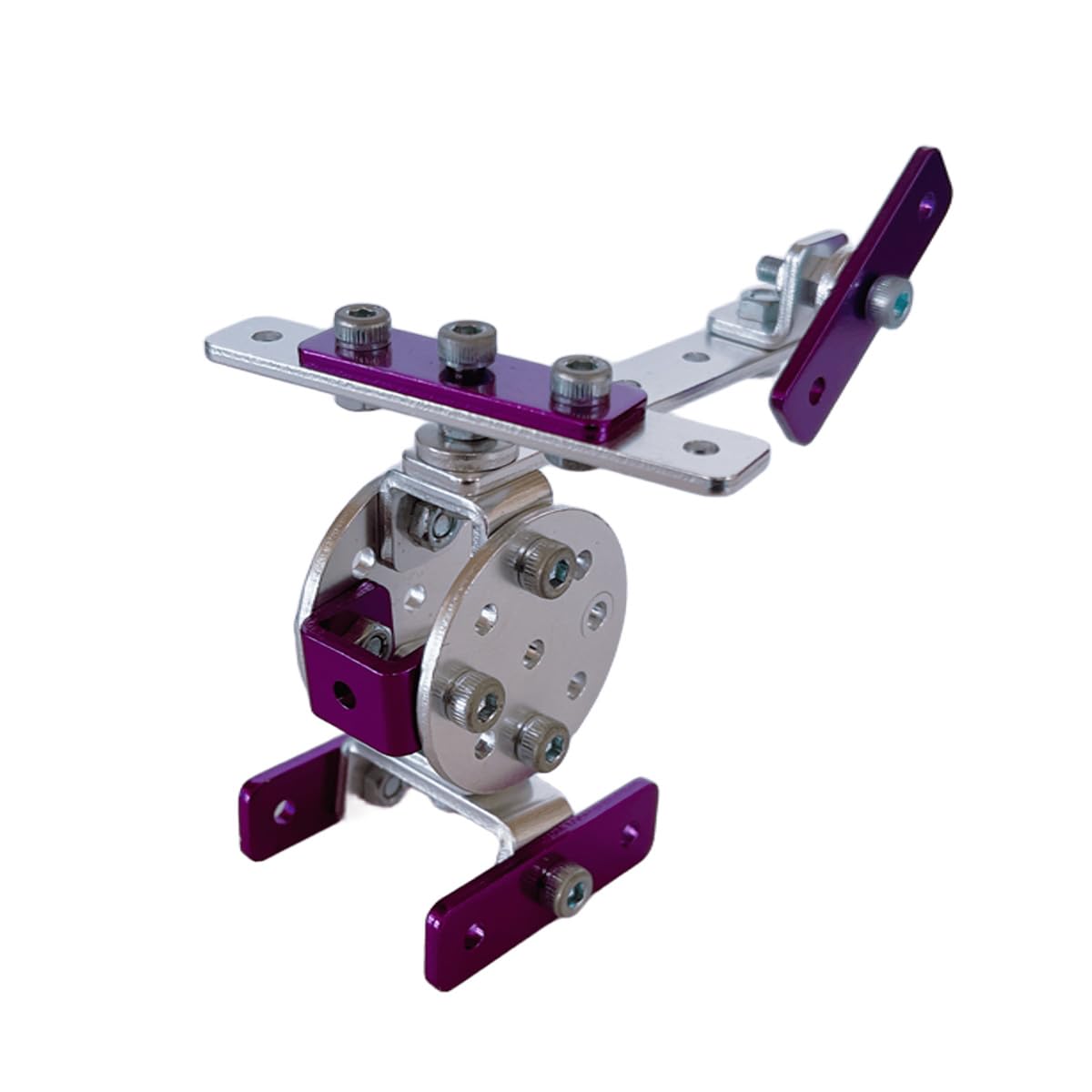 

Zaoh деформированный пространственный 3D креативный блок, вертолет, металл, синий, фиолетовый, желто-зеленый, оранжевый, синий, фиолетовый, зеленый, транспортное средство, образовательный, тактильный,