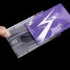 10x6cm Plastic Vertical Clear Badge Holder Double Card ID case Transparent