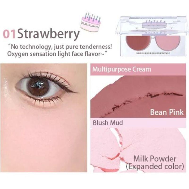 FLORTTE - Special Edition Multi-Purpose Duo Blusher (1-3)