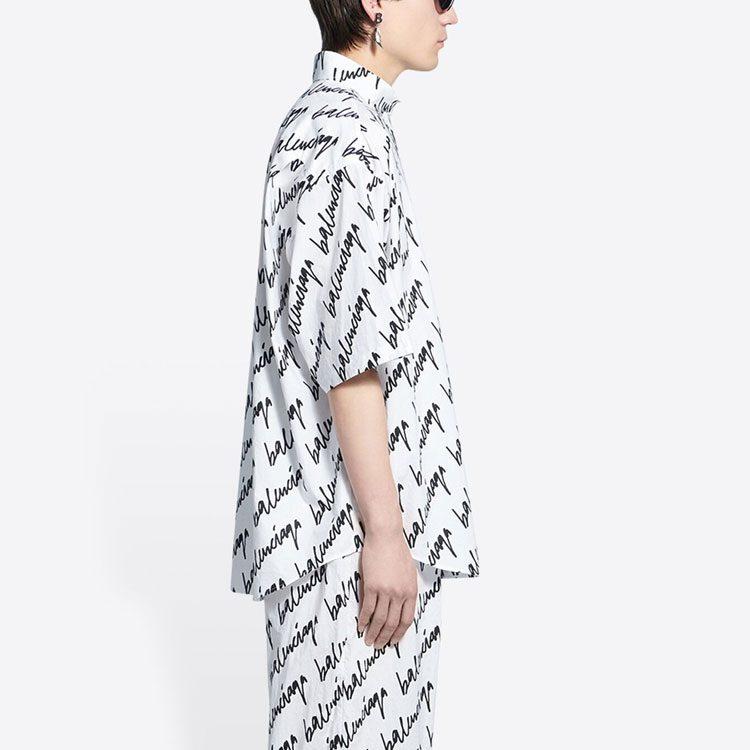 Balenciaga SS22 Shirt Regular Fit Men's White 681702TLLJ49040