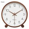 High-end Wooden Desk Clock 8/10 Inch Solid Wood Table/Wall Clock for Home Decor Study Room Living Room Office Desk /Wall Clock
