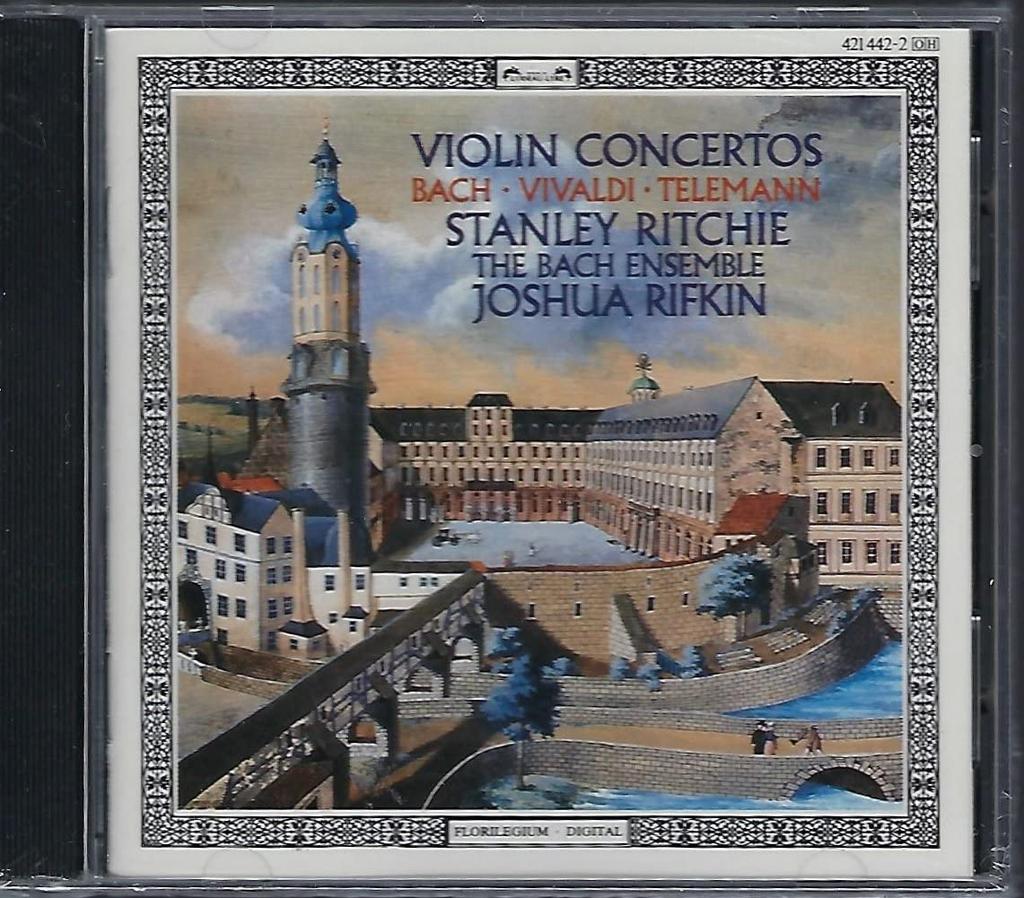 CD ERNST, TELEMANN, RITCHIE, RIFKIN; B - Violin Concerti 4214422 L'Oiseau-Lyre 1989 Non Japan Classical Used