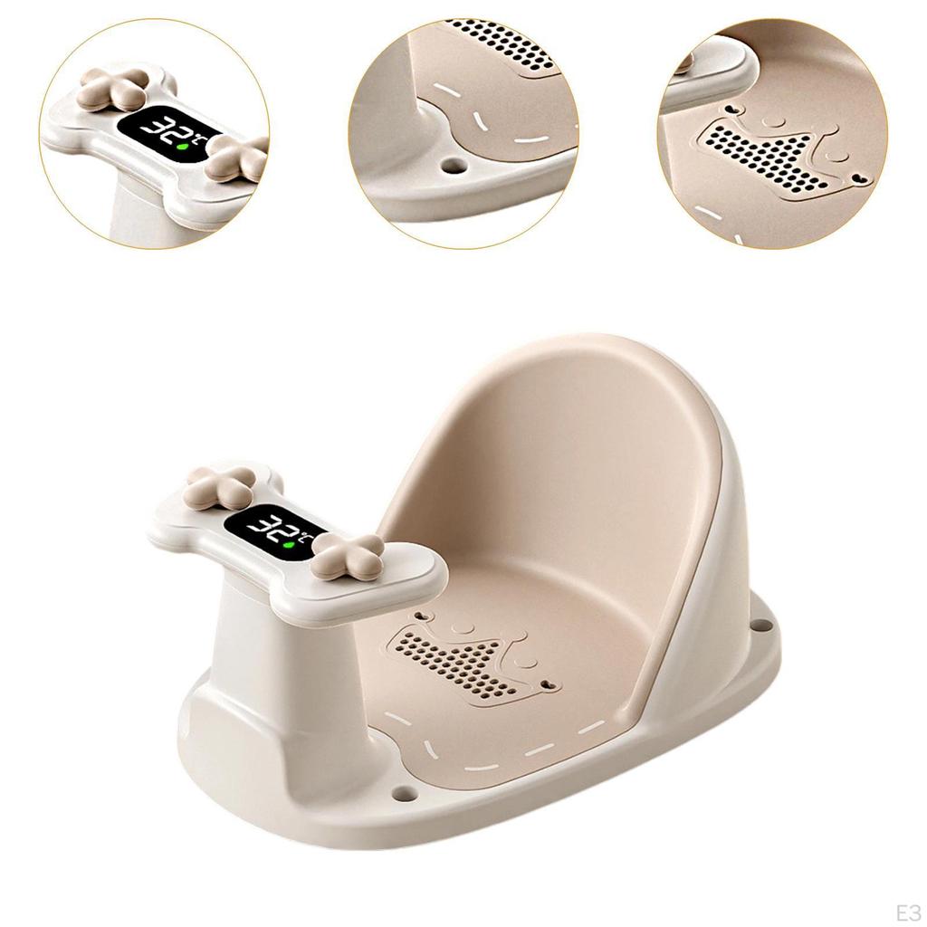 Baby Bath Seat for Babies Sitting Up Stable Comfortable Non Slip Soft Cushion with Strong