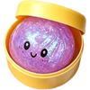 New 5.5Cm Mini Glitter Dumpling Glitter Dumpling Squishy With Box Dumplings Sensory Squeeze Toy For Stress Relief