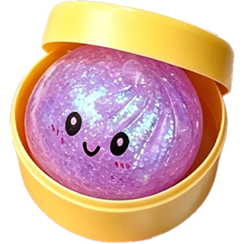 New 5.5Cm Mini Glitter Dumpling Glitter Dumpling Squishy With Box Dumplings Sensory Squeeze Toy For Stress Relief