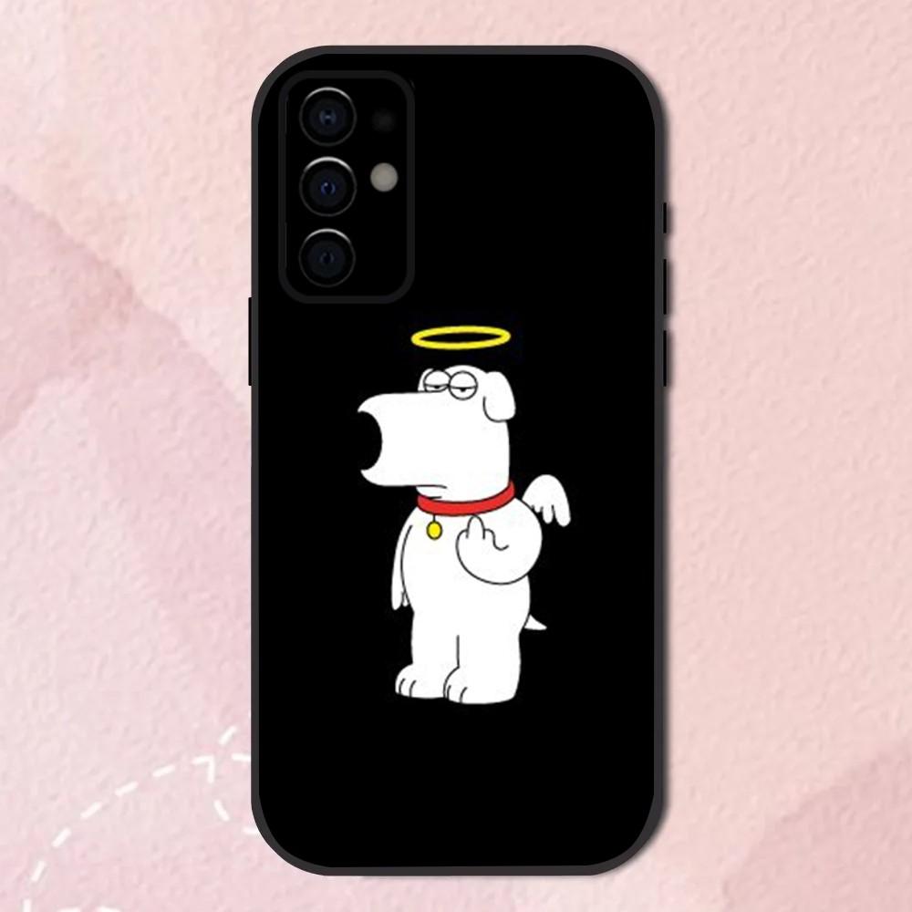 F-Family Funny Guy Phone Case For Samsung S24,S21,S22,S23,S30,Ultra,S20,Plus,Fe,Lite,Note,10,9,5G Black Soft Shell