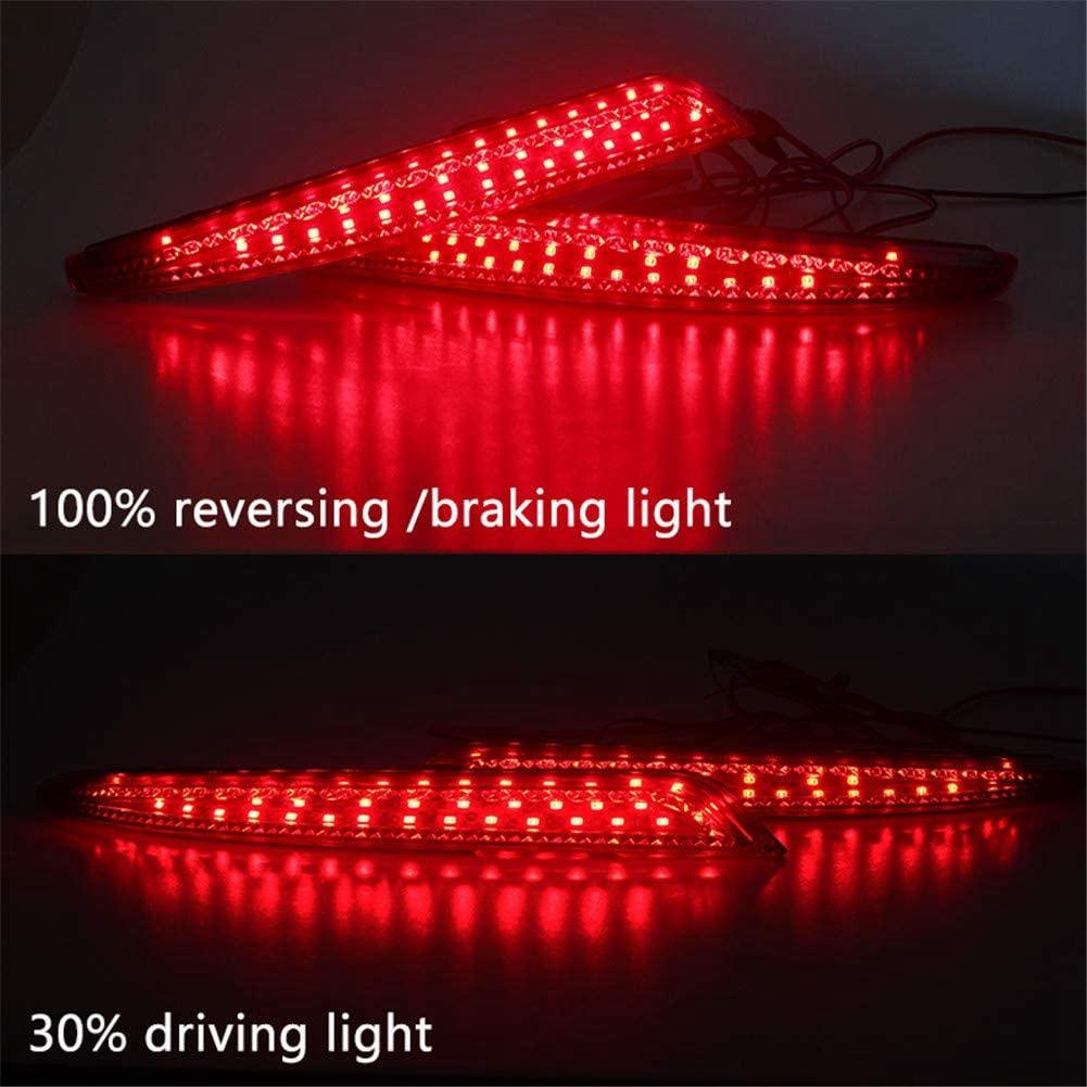 LED Car Rear Bumper Reflector Light Brake Signal Backup Stop Tail Light For Nissan Almera Bluebird Sylphy 2009 2010 2011